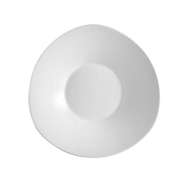 C.A.C. SHA-CT21, 11-Inch Porcelain Triangular Coupe Salad Plate, DZ