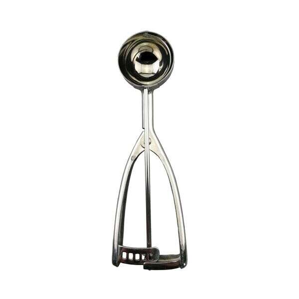 C.A.C. SICD-30S, 1.25 Oz Stainless Steel Squeeze Handle Disher