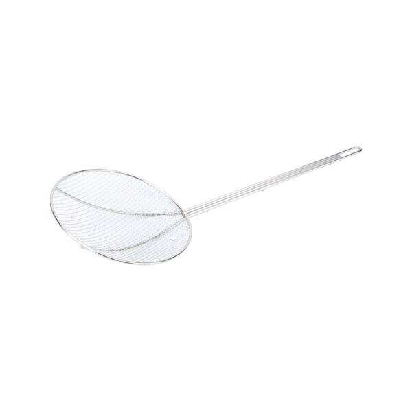 C.A.C. SKWR-5, 5-inch Nickel-Plated Metal Round Spiral Wire Skimmer