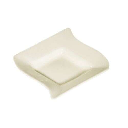 C.A.C. SOH-11, 6 Oz 5-Inch Stoneware Square Fruit Dish, 3 DZ/CS