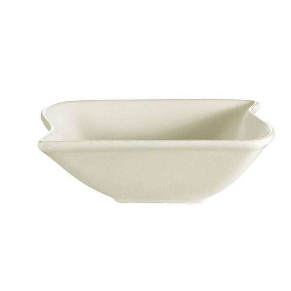 C.A.C. SOH-78, 48 Oz 8.5-Inch Stoneware Square Soup/Salad Bowl, DZ