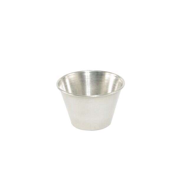 C.A.C. SSCP-40, 4 Oz Stainless Steel Sauce Cup, DZ