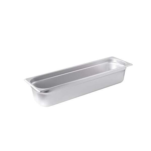 C.A.C. STPHL-22-4, 4-inch Stainless Steel Half-Size Long 22 Gauge Anti-Jam Steam Table Pan