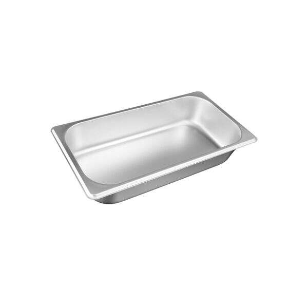 C.A.C. STPT-S25-2, 2.5-inch Stainless Steel 1/3 Size 25 Gauge Standard Steam Table Pan