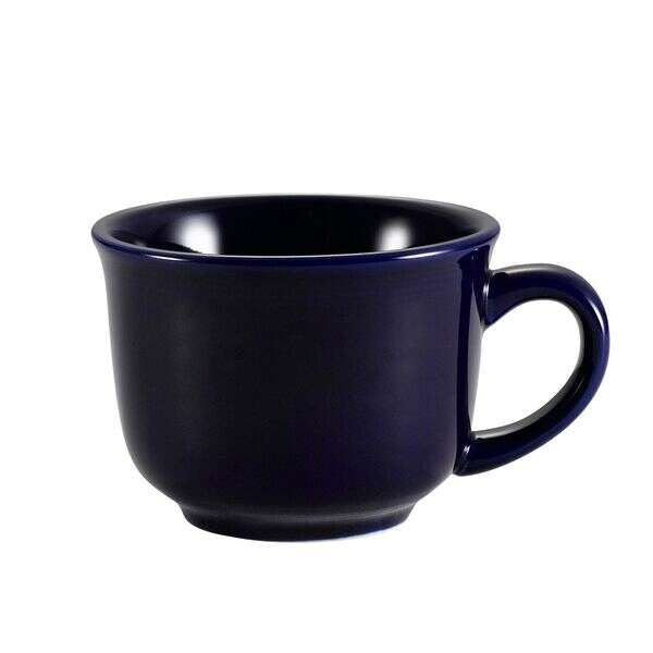 C.A.C. TG-1-CBU, 7.5 Oz 3.5-Inch Porcelain Cobalt Blue Tall Cup, 3 DZ/CS