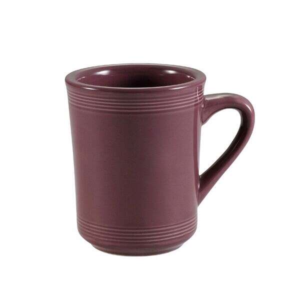 C.A.C. TG-17-PLM, 8 Oz 3.25-Inch Porcelain Plum Mug, 3 DZ/CS