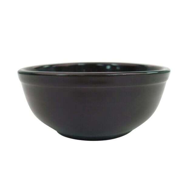 C.A.C. TG-18-BLK, 15 Oz 5.87-Inch Porcelain Black Salad Bowl, 3 DZ/CS