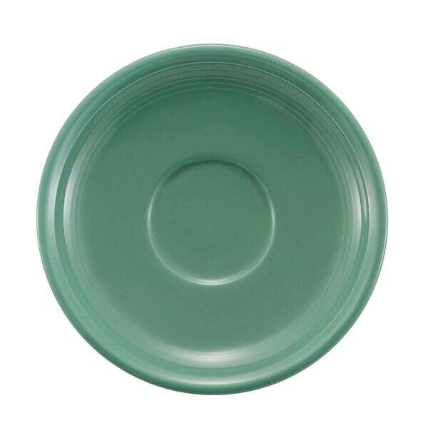 C.A.C. TG-2-G, 6-Inch Porcelain Green Saucer for TG-1-G Cup, 3 DZ/CS