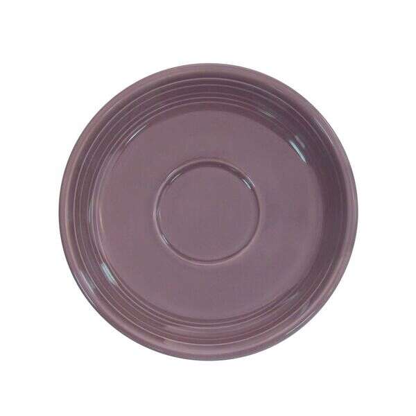 C.A.C. TG-2-PLM, 6-Inch Porcelain Plum Saucer for TG-1-PLM Cup, 3 DZ/CS