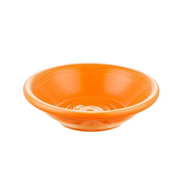 C.A.C. TG-32-TNG, 3.5 Oz 4.5-Inch Porcelain Tangerine Fruit Dish, 3 DZ/CS
