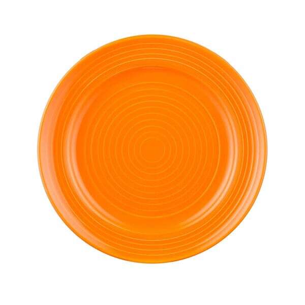 C.A.C. TG-7-TNG, 7.5-Inch Porcelain Tangerine Plate, 3 DZ/CS