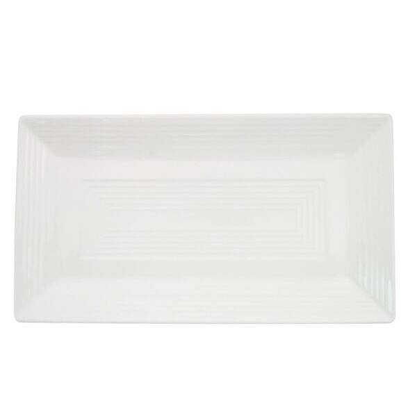 C.A.C. TGO-RT51, 14.5-Inch Porcelain Rectangular Platter, DZ