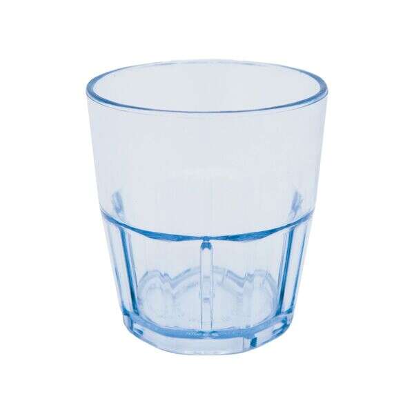 C.A.C. TMLH-12, 12 Oz Plastic Tropical Blue Tumbler, DZ