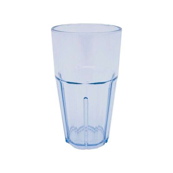 C.A.C. TMLH-16, 16 Oz Plastic Tropical Blue Tumbler, DZ