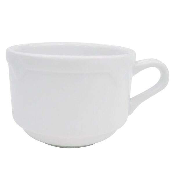 C.A.C. TMS-1, 8 Oz 3.5-Inch Porcelain Stacking Cup, 3 DZ/CS