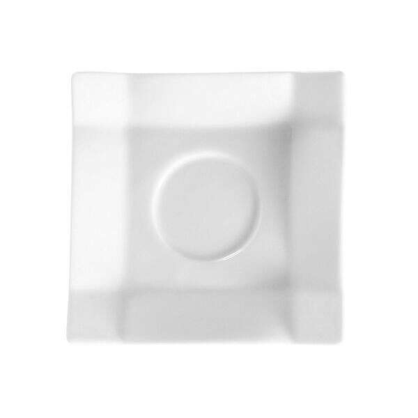 C.A.C. TMS-36, 4-Inch Porcelain Square Saucer for TMS-35, 3 DZ/CS