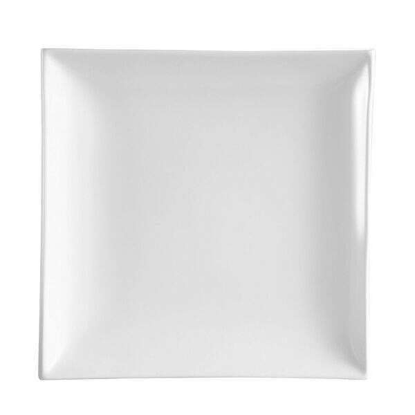 C.A.C. TOK-21, 11.5-Inch Porcelain Thick Square Plate, 8 PC/CS