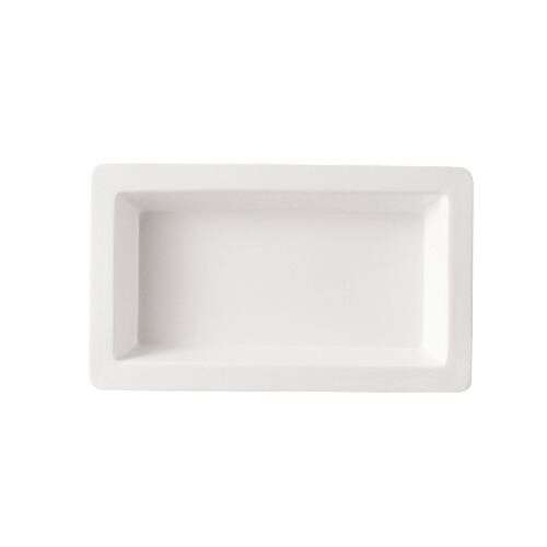 C.A.C. TSP-21, 38 Oz 12-Inch Porcelain Rectangular Tray, DZ