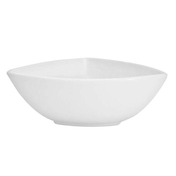 C.A.C. TUP-B7, 30 Oz 7.5-Inch Porcelain Triangular Bowl, 2 DZ/CS