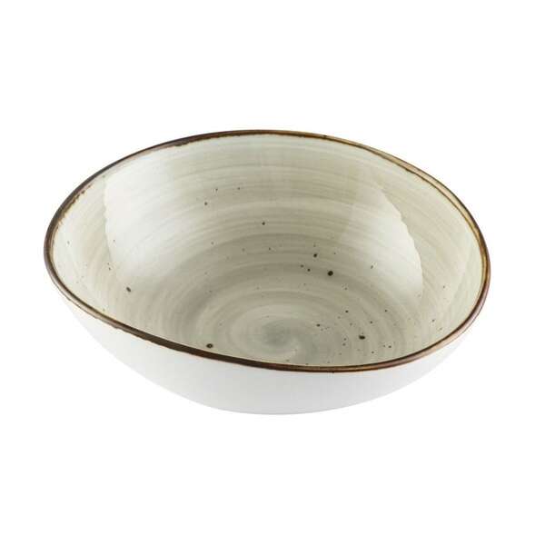 C.A.C. TUS-B6-BGE, 13 Oz 6-Inch Porcelain Beige Soup/Salad Bowl, 3 DZ/CS