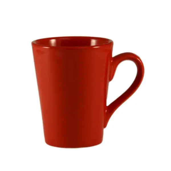 C.A.C. VC-12-R, 12 Oz 3.5-Inch Stoneware Red Victory Mug, 3 DZ/CS