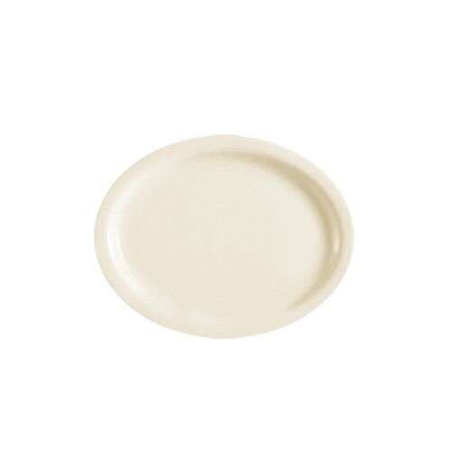 C.A.C. WAS-14, 13.12-Inch Porcelain Oval Platter with Narrow Rim, DZ