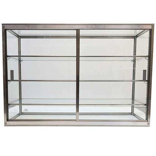 Carib 24S, 14x12-Inch 4-Compartment Display Case with Sliding Door