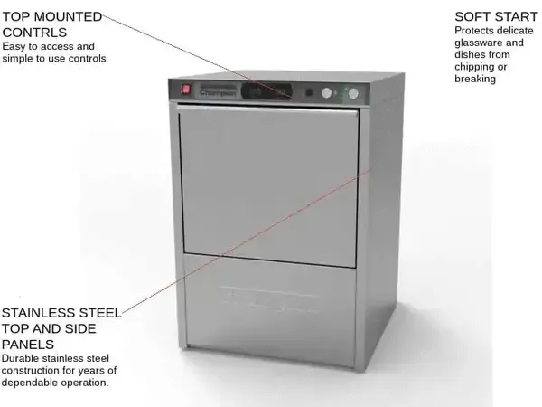 Champion UH330B, Undercounter Commercial Dishwasher