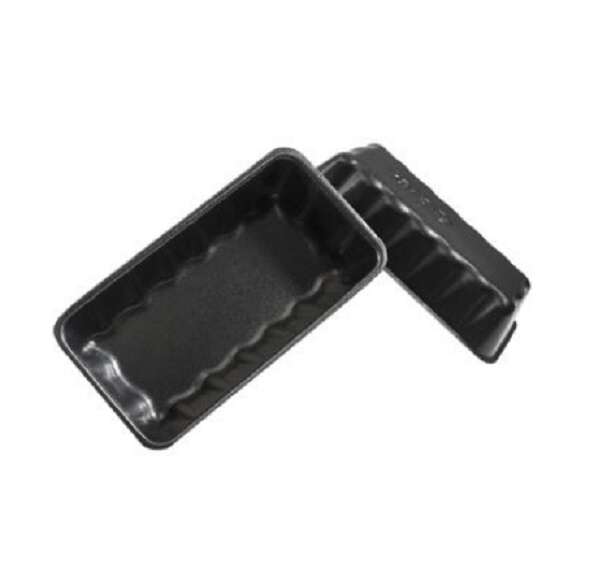 CKF 10KB, 10.37x5.62x2-Inch #10KB Black Foam Meat Trays, 250/PK