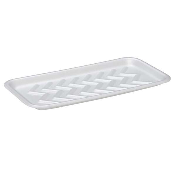 CKF 88125, 15x8x0.63-Inch #25S White Foam Meat Tray, 250/CS