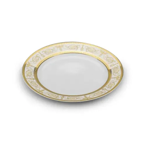 Cmielow PULS8X, 8-Inch Gold Band Pulaski Porcelain Plate, EA
