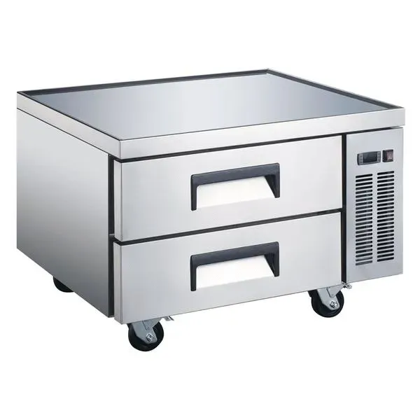 Coldline CB36, 36-inch 2 Drawer Stainless Steel Refrigerated Chef Base