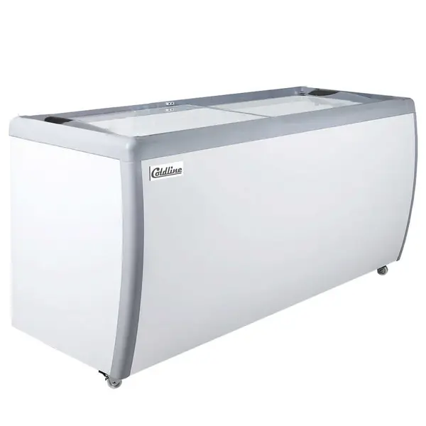 Coldline DP-560, 71-Inch 12-Tub Ice Cream Dipping Cabinet Freezer