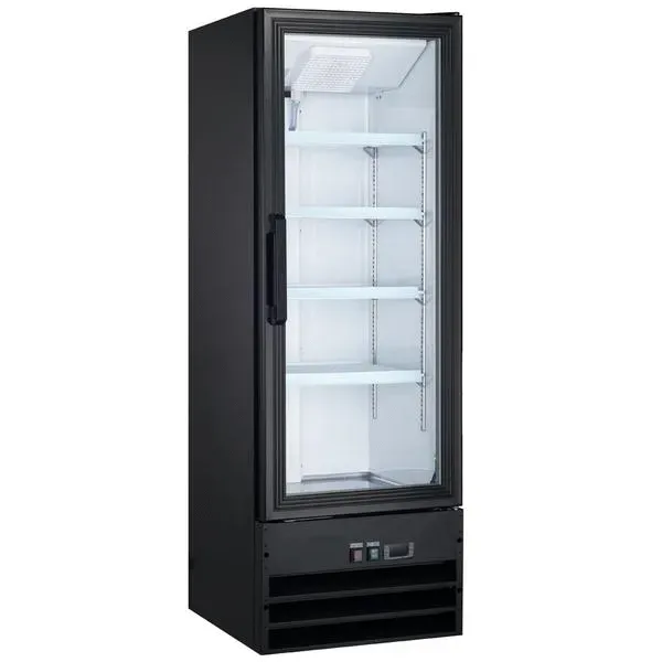 Coldline G10-B 21-inch Black Swing Door Merchandising Refrigerator