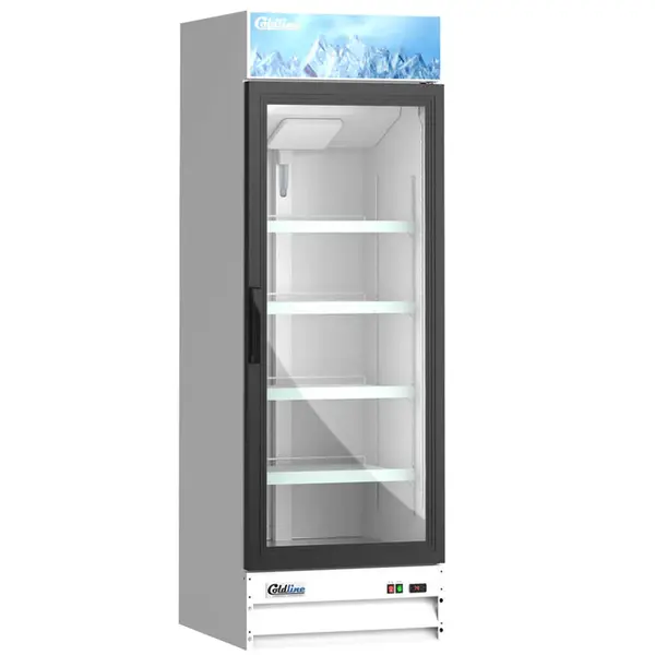 Coldline G15-W, 26-inch White Swing Door Merchandising Refrigerator