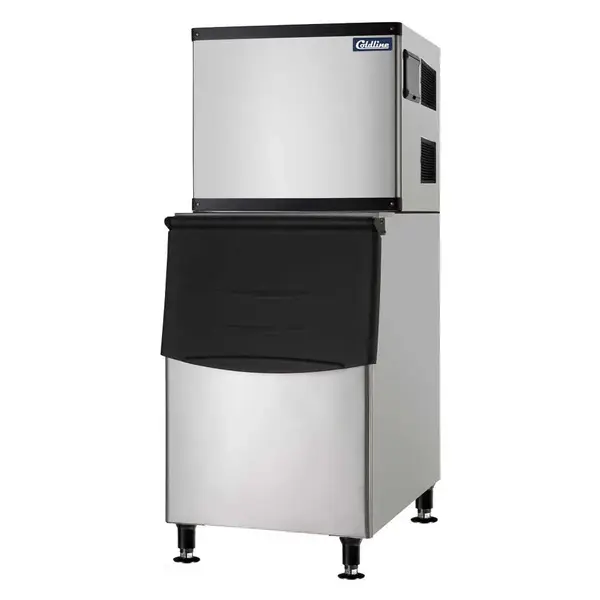 Coldline ICE550M-HA, 30-Inch 550 Lbs Modular Half Cube Ice Machine with 375 Lbs Bin, Air Cooled