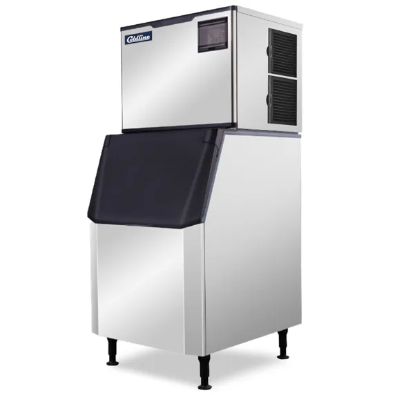 Coldline ICE550M-HA-B445-30, 550 lb. Modular Half Cube Ice Machine with 445 lb. Bin, Air Cooled