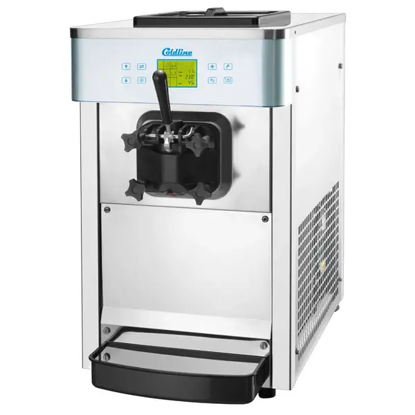 Coldline NEO-C1, Countertop Soft Serve Ice Cream Machine with 1 Hopper