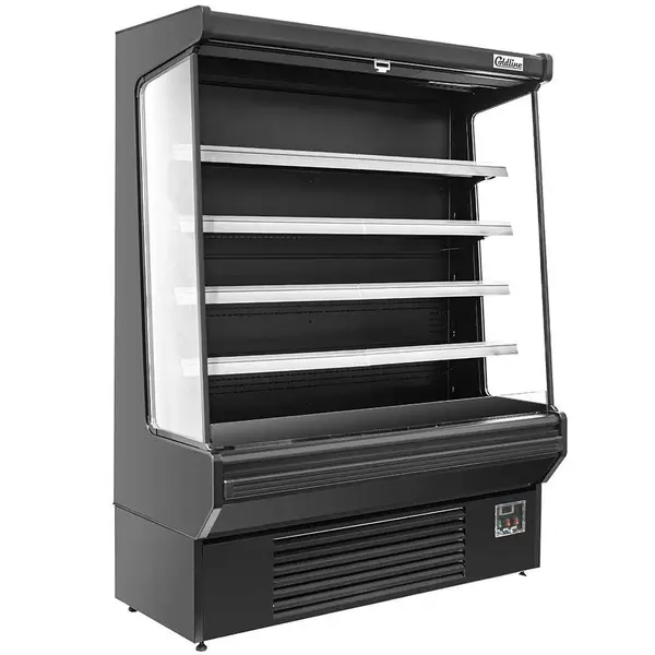 Coldline SOC-61-B, 60-Inch Black Refrigerated Air Curtain Merchandiser