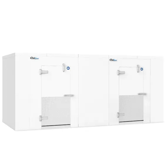 Coldline WCFP10x20-FL, 10x20-Feet Walk-in Cooler and Freezer Combo Box, with Floor