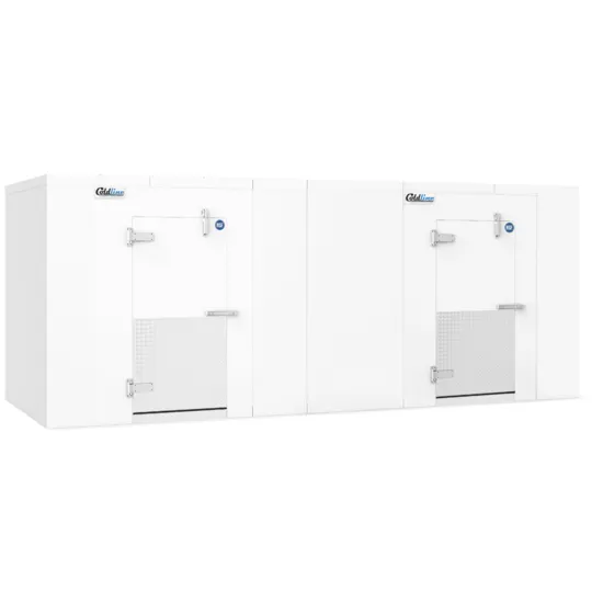 Coldline WCFP8x18-FL, 8x18-Inch Walk-in Cooler and Freezer Combo Box, with Floor