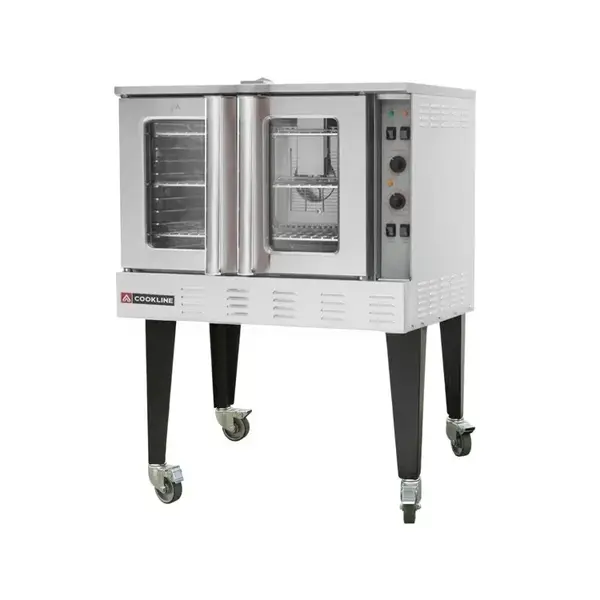 Cookline CC80-SGL, Deep Depth Single Deck Full Size Gas Convection Oven - 60,000 BTU