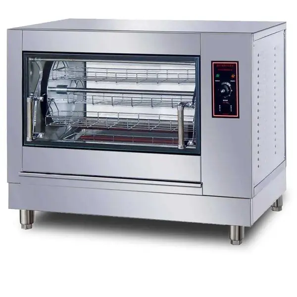 Cookline ER-268, 40-Inch 12 Chicken Countertop Electric Commercial Rotisserie Oven, 220V