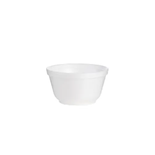 Dart 10B20 10 Oz Round White Insulated Foam Bowl, 1000/CS. (Lids are sold separately)