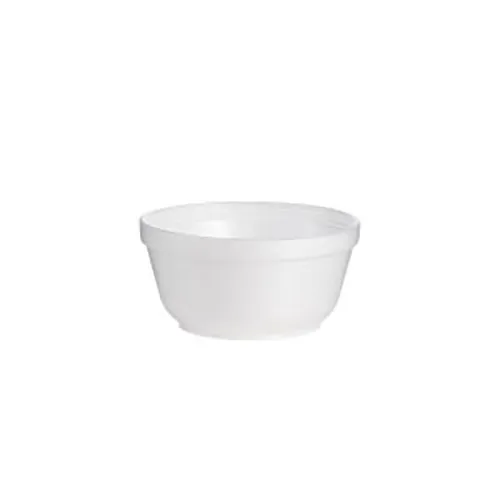Dart 12B32 12 Oz Round White Insulated Foam Bowl, 1000/CS. (Lids are sold separately)