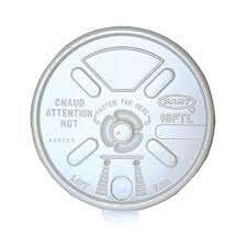 Dart 16FTL, White Lift'n'Lock Plastic Cup Lid, 1000/Cs