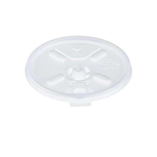 Dart 16FTLS Lift n' Lock Translucent Straw-Slotted HIPS Lid, 1000/CS