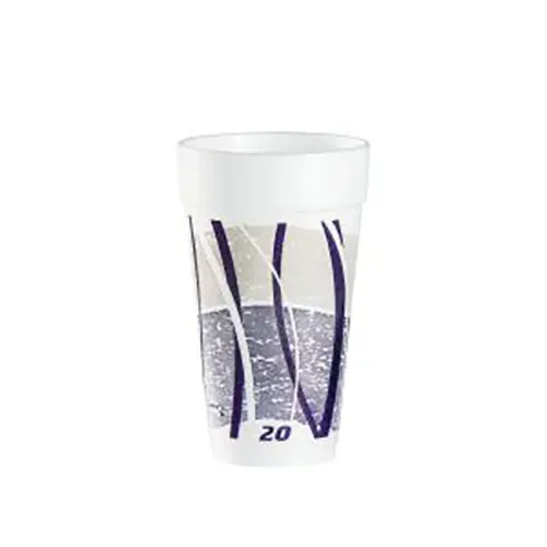 Dart 20J16E 20 Oz Impulse Purple Insulated Foam Cup, 500/CS