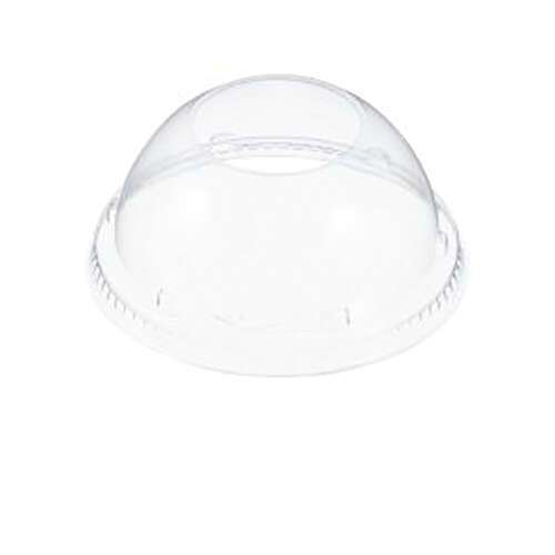 Dart 20LCDH Clear OPS Dome Lid with 1.9" Hole, 1000/CS