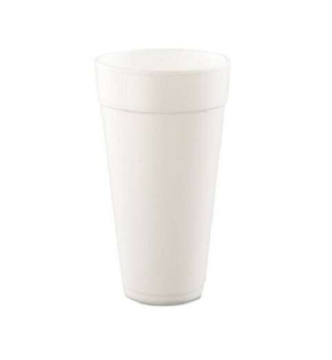 Dart 24J24, 24 Oz White Foam Cup, 500/Cs